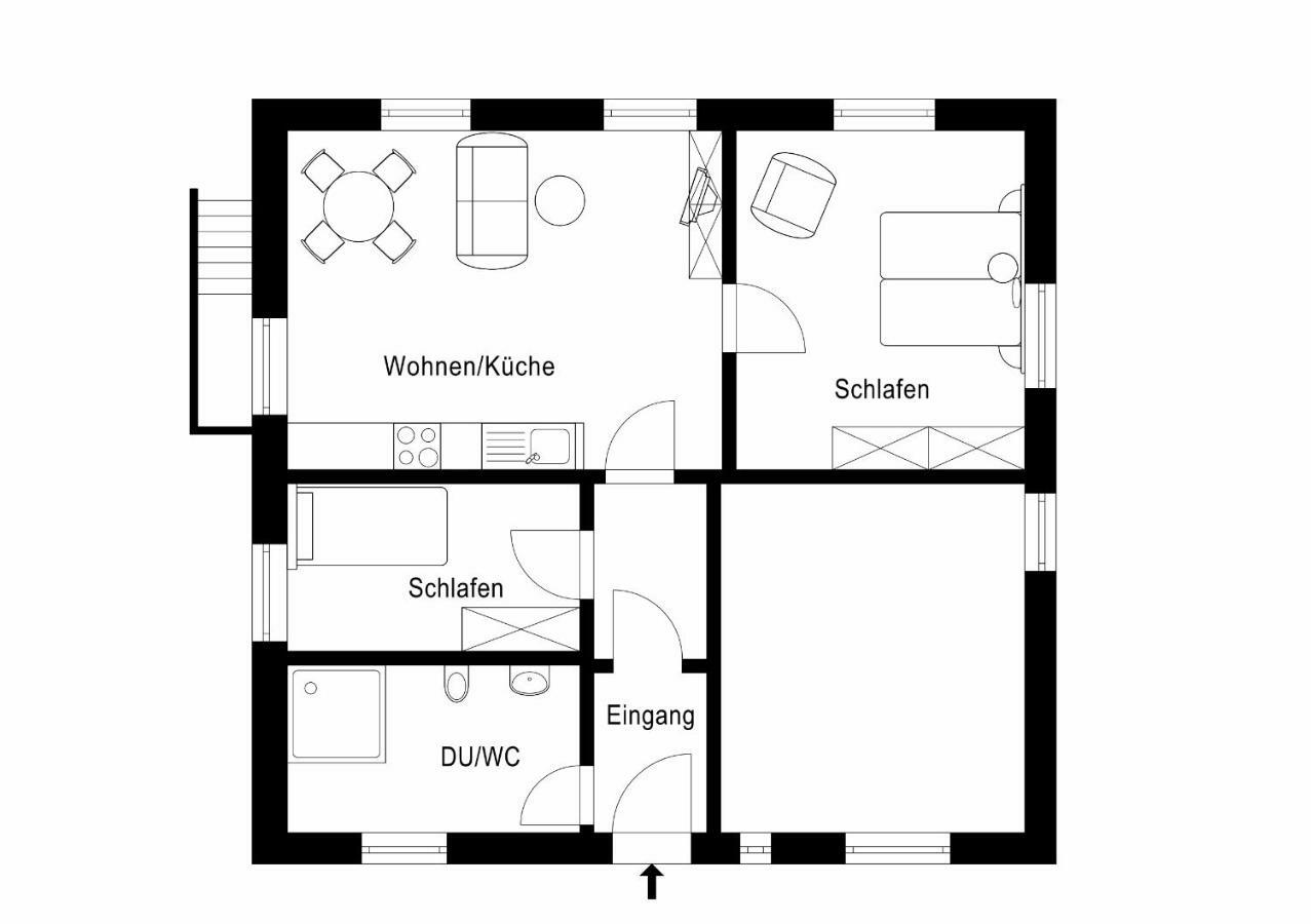 Ferienwohnung Tal-Residenz Erdgeschoss Bad Salzuflen Exterior foto